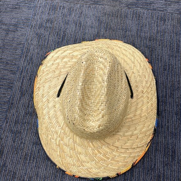 NWOT Maui Men's Straw Sun Bucket Hat Hawaiian Tropical i172 - Picture 7 of 9